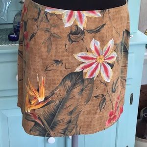 Tropical Print Skort
